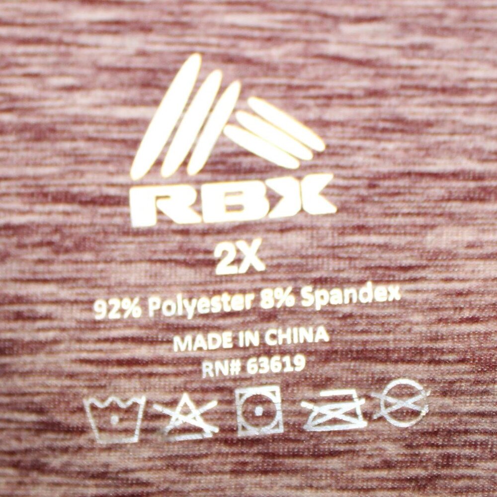 RBX Yoga Long Sleeve Running Athletic Workout Jersey Pullover Hoodie - Sz 2X - Picture 4 of 4